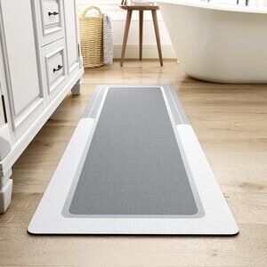 New Bath Mat Rug Long Non Slip Super Absorbent Bathroom Runner Stain Resistant